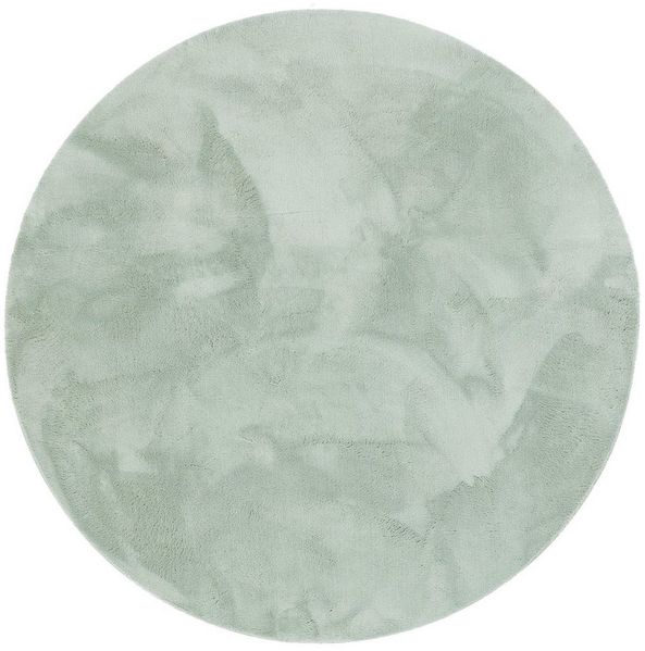 Pergamon Fellteppich Fellteppich Super Soft Pearl Rund, Rund, Höhe: 19 mm