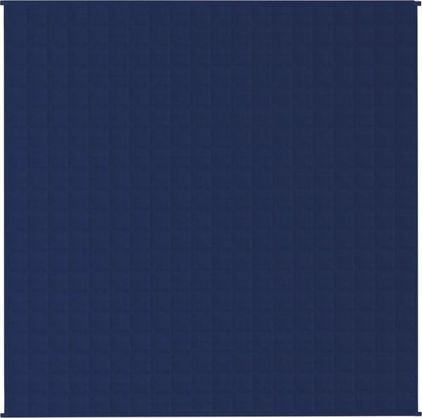 vidaXL Gewichtsdecke Stoff, 1 x Gewichtsdecke, Dunkelblau, 200x200 cm, Baumwolle, 13 kg Bild 3