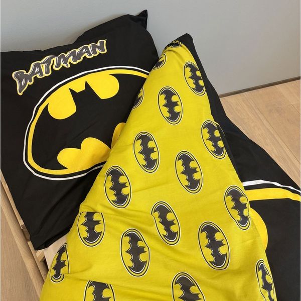 Batman Dark Knight Logo Bettwäsche 135 x 200 cm 100% Baumwolle