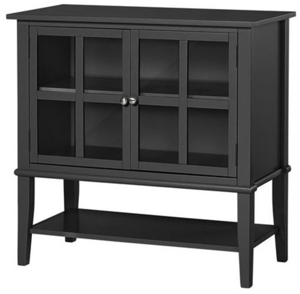 loft24 Highboard Franklin, Vitrinenschrank, Schrank mit 2 Glastüren, Landhausstil Bild 4