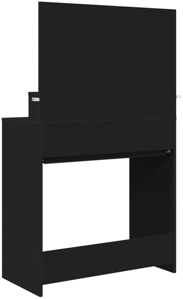vidaXL Schlafzimmer-Frisiertische Schwarz 80 x 39,6 x 135 cm 888978 Bild 7