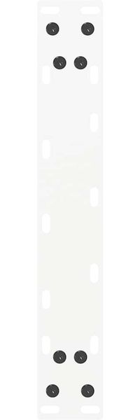 vidaXL Couchtischbeine U-Form 2 Stk. Weiß 38x(42-43) cm Stahl 4013153 Bild 7