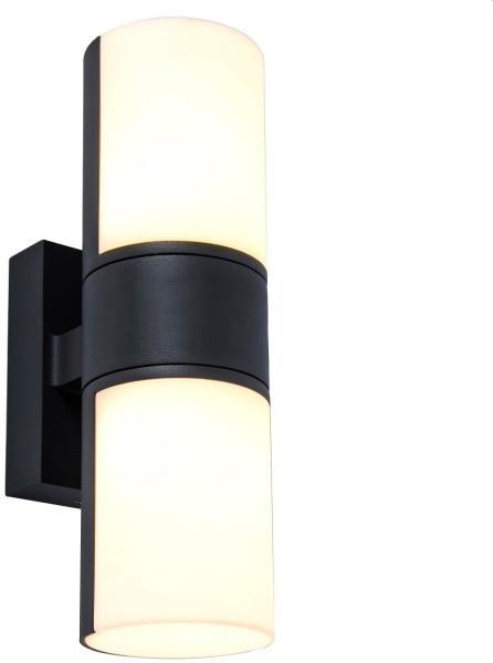 Lutec Cyra 5198101012 LED Aussenwandleuchte 2-flammig ECO Light schwarz