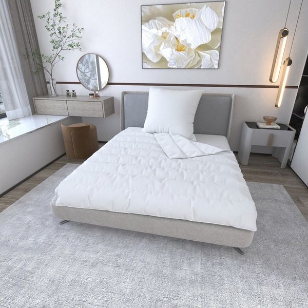 Jekatex Bettdecke + Kopfkissen 4-teilig, 100% Polyester, 135x200 cm