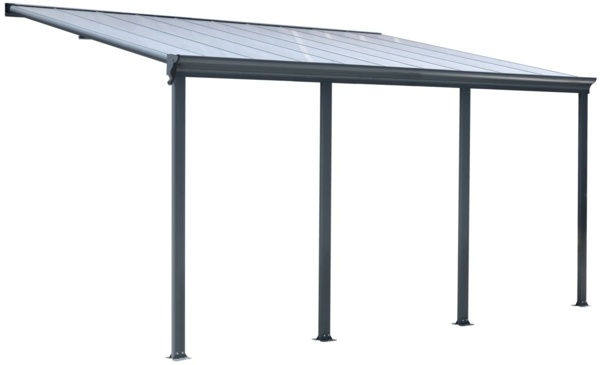 osoltus Terrassendach XXL 618 cm Veranda Anbau Terrassenüberdachung anthrazit
