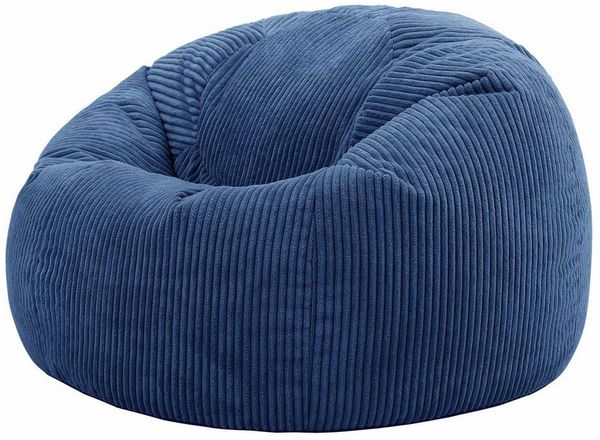 icon Sitzsack Sitzsack Erwachsene aus Cord flauschig „Kingston“, 85x50cm, Made in Germany, für Erwachsene & Kinder, mit Füllung