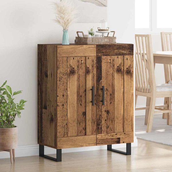 vidaXL Sideboard Altholz 69,5 x 34 x 90 cm Verbundholz und Eisen 881609