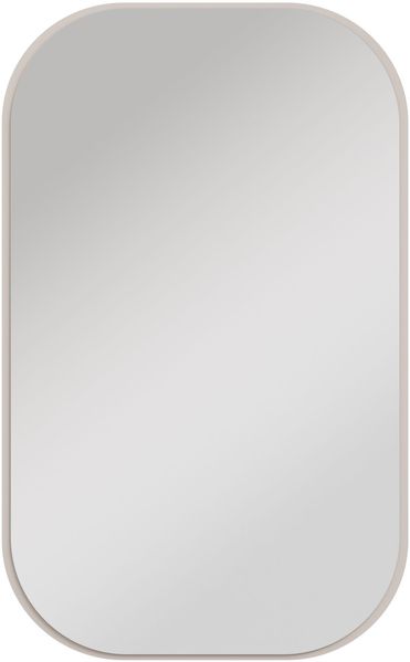 Ovalio Wandspiegel eckig 68x110 cm, Spiegel hängend Typ 702 Schlafzimmer Wohnzimmer Esszimmer Modern Farbwahl Sandbeige, Cremona-Eiche und Dunin-Eiche