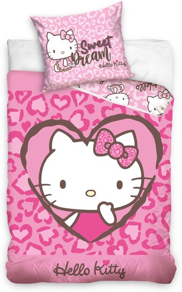 Hello Kitty Bettwäsche Kinderbettwäsche HK256010 140x200 cm + 70x90 cm