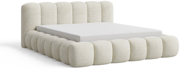 Chilly Möbel Polsterbett Stone Cord Stoff 200x200 cm mit Stauraum Poso 100 Bild 3
