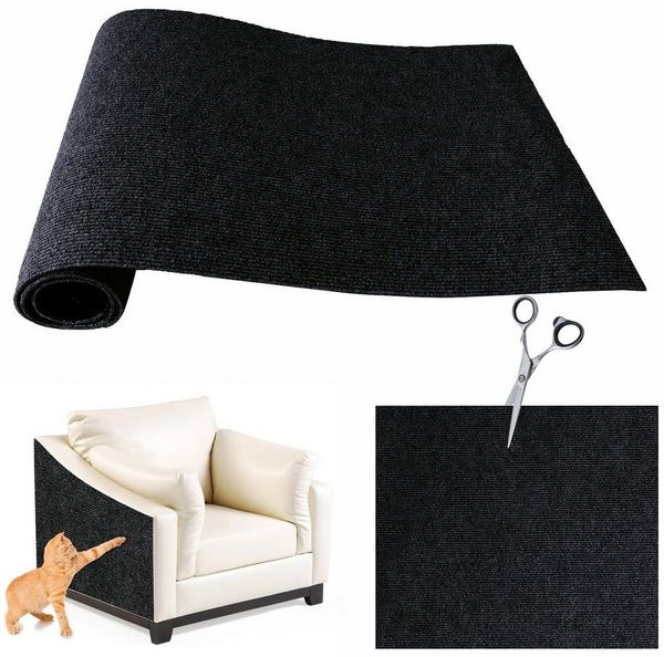 Ledander Kratzmatte Selbstklebende Kratzteppich Katze Wand Kratzschutz Sofa Schutz, Kratzmatte Couch Schutz von DIY Krallen Katzenteppich