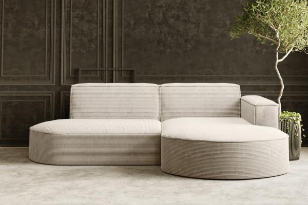 Kaiser Möbel Ecksofa Designer MODENA STUDIO L stoff Poso und Neve