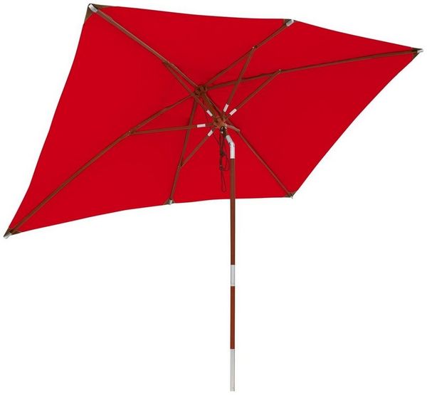 anndora-sonnenschirm Sonnenschirm 2x3 Meter Balkonschirm rechteckig knickbar, LxB: 200,00x300,00 cm, wasserabweisende Beschichtung