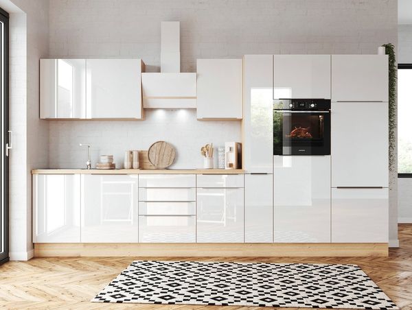 RESPEKTA Küchenzeile Safado aus der Serie Marleen, Breite 370 cm, mit Soft-Close, in exklusiver Konfiguration für OTTO