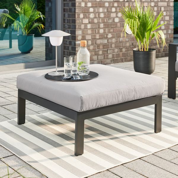 HOME DELUXE Gartenlounge Aluminium RIO XS - Anthrazit