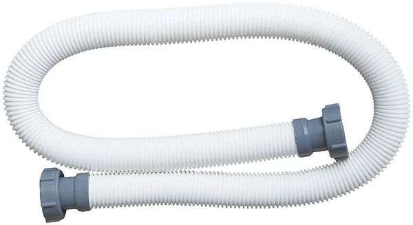 Intex Schwimmbadschlauch Verschraubung 2 IG, Länge 150 cm, weiß