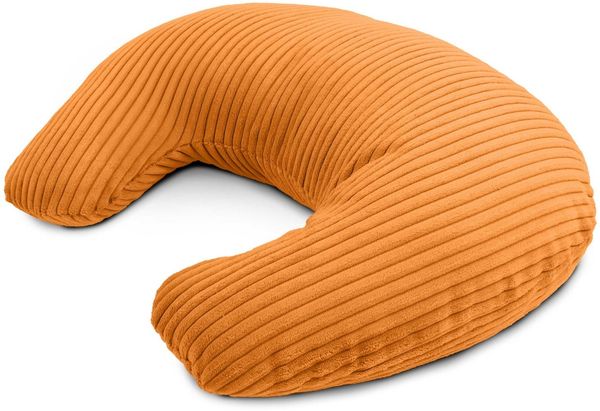 Amilian Stillkissen - Lagerungskissen - Schwangerschaftskissen mit Füllung und Bezug, Stillmond - Stillhörnchen - pregnancy pillow, für Mütter und Babys