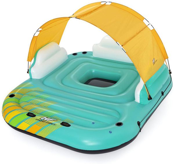 Bestway Aufblasbare Badeinsel für 5 Personen Sunny Lounge 291x265x83cm 92895