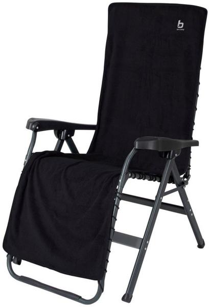 Bo-Camp Hochlehnerauflage Frottee Sitz Auflage Hochlehner, Kissen Bezug Garten Camping Klapp Stuhl