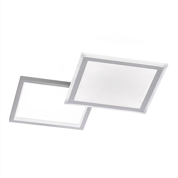 LED Deckenleuchte, Aluminium, Fernbedienung, Dimmer, L 51 cm