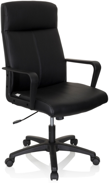 hjh OFFICE Profi Chefsessel LISSO Kunstleder Schwarz Bild 2
