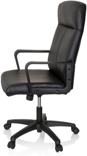 hjh OFFICE Profi Chefsessel LISSO Kunstleder Schwarz Bild 7