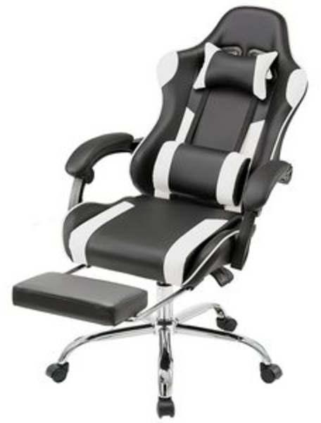 SURFOU Gaming Chair Stuhl PU-Leder Sessel Computerstuhl Computer Bürostuhl Office Chair (Racing Gamer Stuhl 113kg), Belastbarkeit 90-120°Rückenlehne Einstellbar Ergonomischer Bild 6