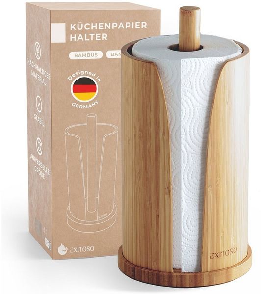 Exitoso Küchenrollenhalter BB Pole Küchenrolle, Küchentücher Stand Arbeitsplatte Bad Küche Büro Restaurant