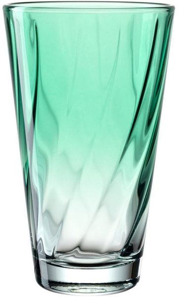 LEONARDO Gläser-Set Trinkglas, TWIST, 300 ml, 4er-Set, 4-tlg, Glas, Longdrinkbecher, spülmaschinengeeignet