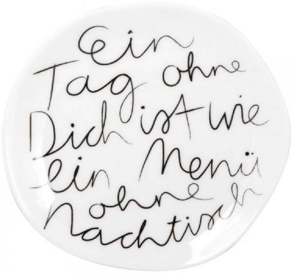 Räder Frühstücksteller Design Teller Klein Ein Tag Ohne Dich (14 cm)