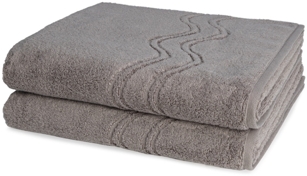 Ross Cashmere feeling 2 tlg. Frottier-Set - 2 X Duschtuch (75 X 140cm) - 520 g/m2 - Flanell