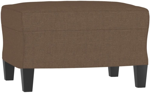 vidaXL Fußhocker Braun 60 x 50 x 41 cm Stoff [349330]