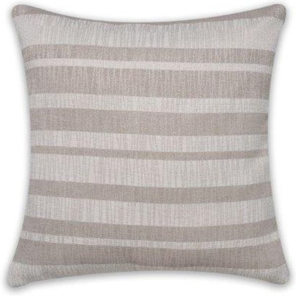 Sehlbach Kissen mit Streifen beige 45 x 45 cm