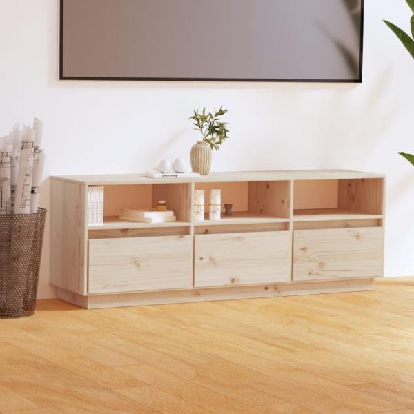 vidaXL TV-Schrank 140x37x50 cm Massivholz Kiefer 813430