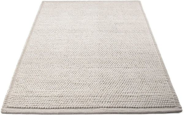 carpetfine Wollteppich Seebu Loop, rechteckig, Höhe: 10 mm, reine Schurwolle, Kurzflor, grobe Struktur