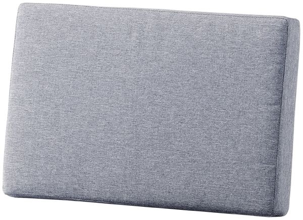 Auflagekissen >Lugo< in Hellgrau, Polypropylen - 53x8x34cm (BxHxT)