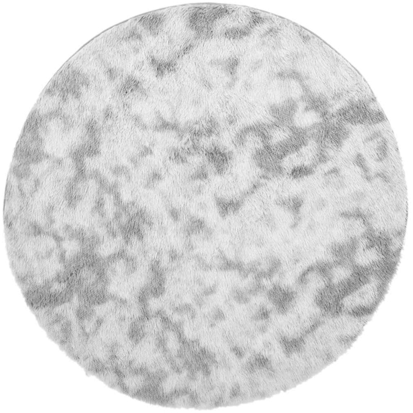 vidaXL Teppich Shaggy Hochflor NAVARRA Hellgrau 200x200 cm Polyester 4102922