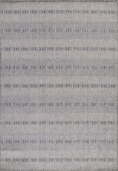 Outdoor Teppich Alessio rechteckig - 140x200 cm - Grau
