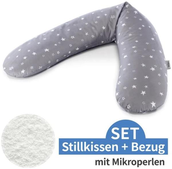 Theraline Stillkissen 190cm inkl. Bezug Sternenhimmel Mikroperlenfüllung