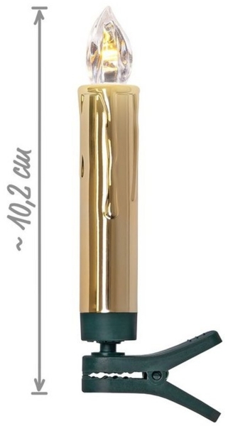 IC Winterworld LED-Christbaumkerzen 15 kabellose LED Weihnachtsbaumkerzen mit Fernbedienung, Komplett-Set, flammenlose Kerzen mit Tropfen, perfekte Alternative zur Lichterkette Bild 2