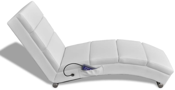 vidaXL Massagesessel Weiß Kunstleder [240969]