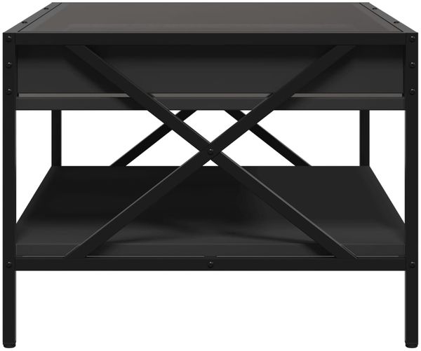 vidaXL Couchtisch mit Infinity-LED Schwarz 70x50x38 cm 847702 Bild 7