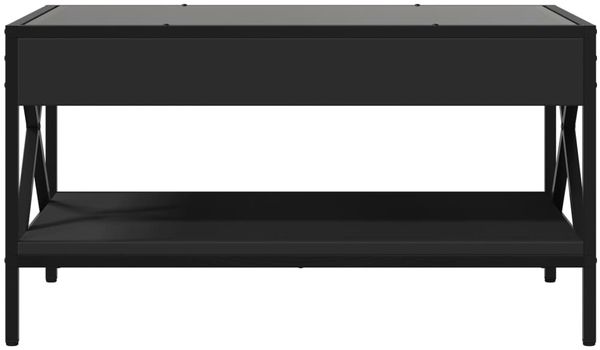 vidaXL Couchtisch mit Infinity-LED Schwarz 70x50x38 cm 847702 Bild 6