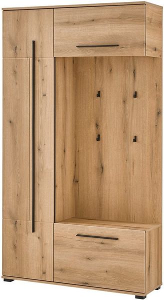 Home affaire Kompaktgarderobe Cantara Flurgarderobe, modern, 2 Farben, 111 cm breit vielseitig einsetzbar, unterschiedliche Stauraummöglichkeiten