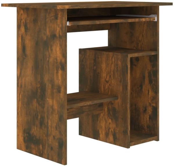 vidaXL Schreibtisch Räuchereiche 80x45x74 cm Holzwerkstoff 815477