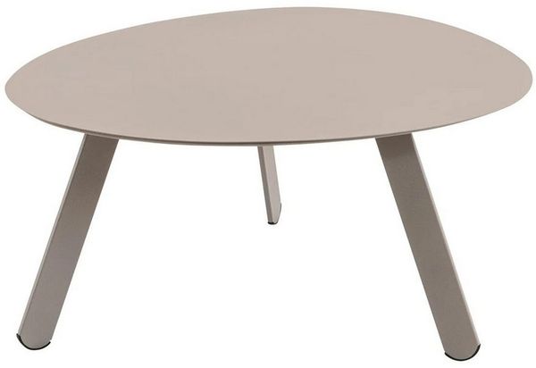 Lesli Living Beistelltisch Beistelltisch Balkontisch Tiki 74x60x35,5cm grau Metall