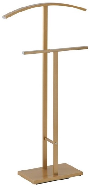 IDIMEX Herrendiener SCOTT, Stummer Diener mit Hosenbühel, Metall Damendiener Kleiderbügel gold Bild 4