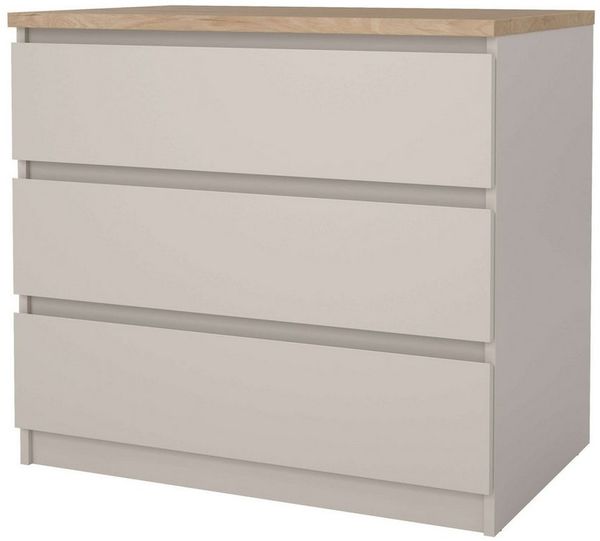 INOSIGN Kommode Naia, Modern, mehrere Farben,abgerundete Schubladenkanten auf Metallgleiter