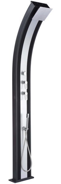 Formidra Hybriddusche "Dada Curve", silber, 40 L