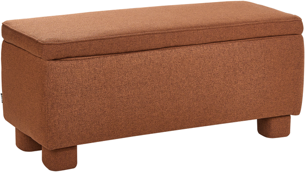 Sitzbank mit Stauraum ITHACA Stoff Goldbraun